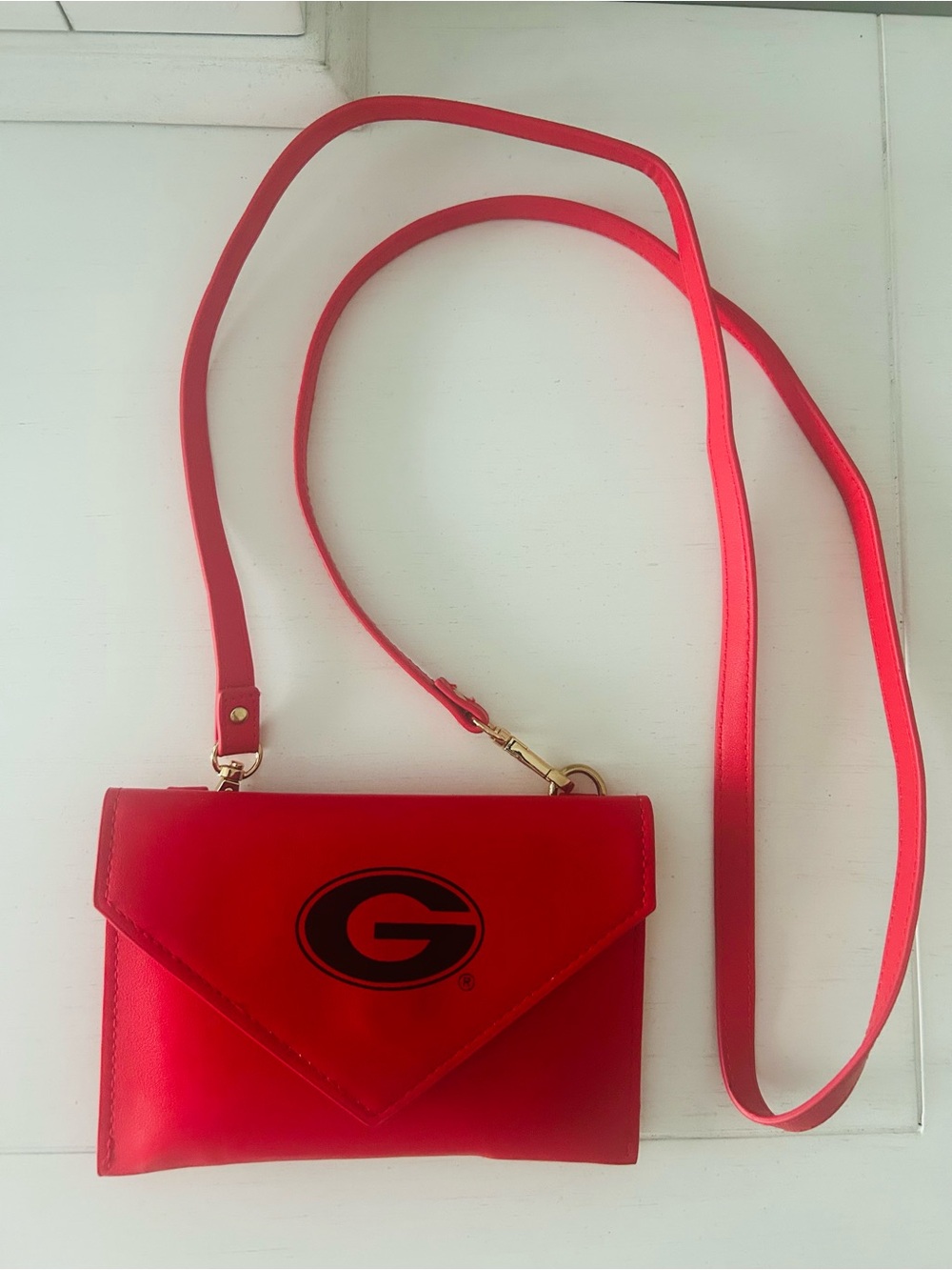 UGA Crossbody Envelope Bag with G Logo Bulldog Bag University of Georgia